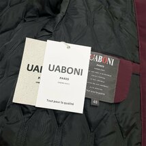 高級EU製＆定価8万◆UABONI*Paris*中綿ジャケット*ユアボニ*パリ発◆上質 中綿入り 洗練 防風 防寒 無地 アウター ビジネス 定番 秋冬 L/48_画像9