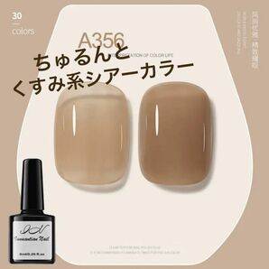 ☆再再再入荷☆ くすみカラー　粘膜系カラー　くすみ系シアーカラージェル　356番