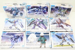 34MA●機動戦士ガンダム プラモデル 9点 まとめ セット 水星の魔女 ミオリネ・レンブラン エアリアル シュバルゼッテ ブリスウル など