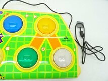 24MY●ジャンク ポップンミュージック アーケードスタイルコントローラ KONAMI コナミ アケコン ポプコン PS2 動作未確認 pop’n music_画像5