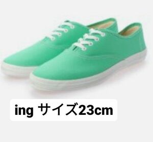 【新品】ing KEDSコラボ キャンバススニーカー 23cm