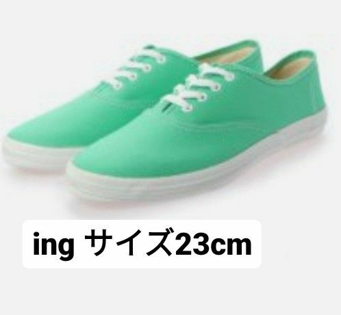 【新品】ing KEDSコラボ キャンバススニーカー 23cm