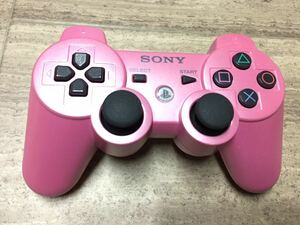 ★美品即決★分解清掃済み★PS3 SONY純正品 コントローラー デュアルショック3 ピンク