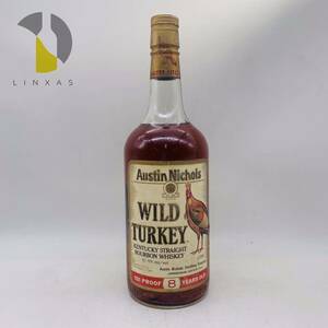 【未開栓】WILD TURKEY ワイルドターキー 8年 750ml 101PROOF 50.5% 1000ml バーボン ウイスキー WH45457