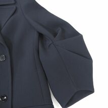 4-YB012【美品】クリスチャンディオール Christian Dior コート ネイビー 38 レディース_画像4