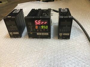 [KR1] オムロン　温度コントローラー　E5AK-TAA2FB / E5EK-AA2B/ E5EK-AA2B (3セット) AC100-240V　中古動作品 (動作保証)
