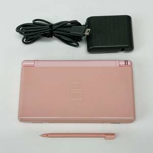 ☆美品・送料210円・1円〜☆ Nintendo ニンテンドーDS Lite ノーブルピンク 本体 タッチペン 充電器 セット 任天堂 DS Lite GBA 動作品 ③