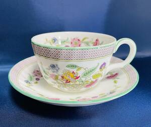 [MINTON] Minton cup & saucer is Don hole trellis 1 customer beautiful goods 