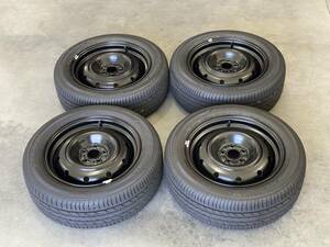 【中古品・新車外し・現状渡し】トヨタ GR86 純正 スチールホイール & 205/55R16 4本セット (16インチ 6.5J +48 5H PCD 100 BRZ ZN8 ZD8)