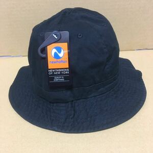NEWHATTAN ツイルコットン ブラック L/XLサイズ メトロハット ニューハッタン 帽子 黒 BLACK☆
