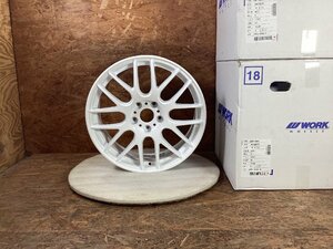 【送料無料】WORK エモーション M8R 18インチ 7.5J 5/114.3 +47 WHT(ホワイト) 新品4本セット レヴォーグ S4 マツダ３ アテンザ 等