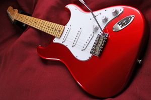 【Fender Japan】ST-STD（CAR）Stratocaster Candy Apple Red（メイプル1pcネック／ GOTOHペグ）日本製