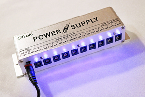 【OTraki】DC-10 POWER SUPPLY（パワーサプライ）DC 9V / 12V / 18V 10チャネル USED