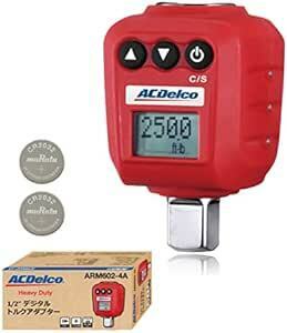 ACDelco 1/2" (12.7mm) デジタルトルクアダプター 測定範囲34-340Nm 高精度 ブザー&LED警告灯内