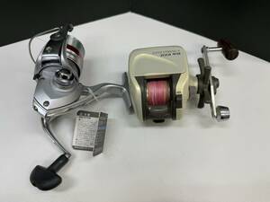 〈管A24218〉【釣具】DAIWA ダイワ SUPER DYNAMiC-X200ｉ 早技 WORLDSPIN-Ｒ 2500 リール 2個まとめ セット 中古現状品