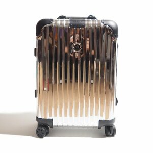 B5815P ▼MONCLER GENIUS モンクレール ジーニアス RIMOWA リモワ▼ 新品 20AW リフレクション キャビン 35L シルバー スーツケース rb mks