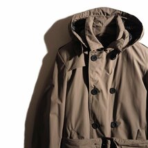 J2855P　▼HERNO Laminar ヘルノ ラミナー▼　GORE-TEX ダウン トレンチコート カーキブラウン 46 / ダウンジャケット PI071UL 秋冬 rb mks_画像2