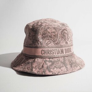 C1851P VChristian Dior Christian Dior V D-BOBBY Bob hat pink / 34TDJ923X132 Logo animal ja card hat rb mks