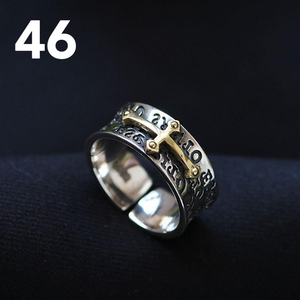 メンズ 指輪 シルバー925 おしゃれ ファッション リング 調整可能 個性的 52