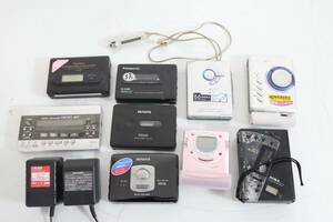 9台まとめ売り! AIWA アイワ PX390 PX540 PX730 TP-38カセットプレーヤー SHARP MD-MT66 BOSS Panasonic RQ-S7R 日立 CP-R40 