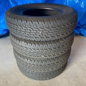 185/80R14 97/95N　102/100N　LT ダンロップ SP175 4本 20年製　中古バリ山