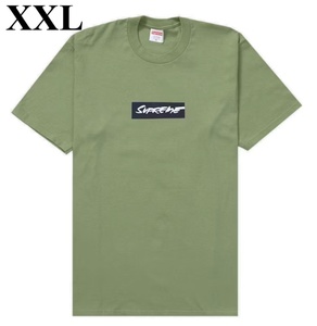 シュプリーム Supreme FUTURA BOX LOGO TEE Moss グリーン Size:XXL SS24 Week1 Tシャツ ステッカー付き ロサンゼルス現地購入 オリーブ