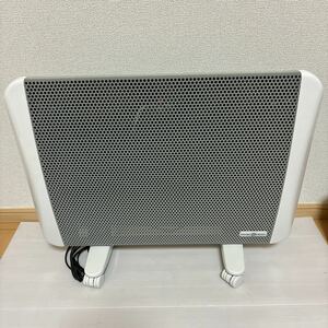 開封済み 未使用品 [山善] パネルヒーター(1000W/500W 2段階切替) 遠赤ワイドシーズヒーター「アルフィン」搭載 ホワイト DP-SC10(W) A-247