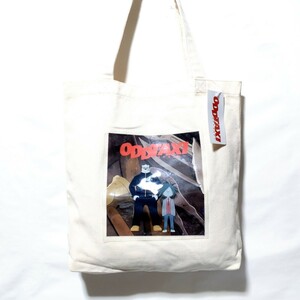 特価/未使用【サイズ=38×38×6cm】ODDTAXI/オッドタクシー/キャンバス生地/トートバック/生成②