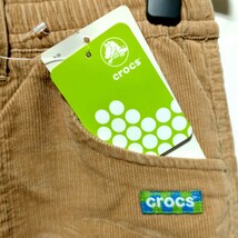 特価/未使用【サイズ=150cm】CROCS/クロックス/子供/細コール/ハーフパンツ/胴囲=58~66cm/beige_画像2