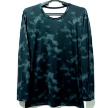 特価/未使用【サイズ=LL(XL)】メンズ/クルーネック/インナーシャツ/裏起毛/ストレッチ/胸囲=104～112cm/black柄_画像1