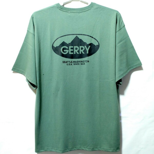特価/未使用【サイズ=3L(2XL)】GERRY/ジェリー/メンズ/半袖/Tシャツ/ビッグシルエット/胸囲=106~114cm/light.green