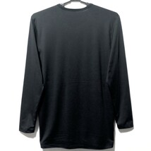 特価/未使用【サイズ=3L(2XL)】のびのび暖か/メンズ/クルーネック/インナーシャツ/ストレッチ/裏起毛/保温/吸汗速乾/胸囲=108～116cm/black_画像3