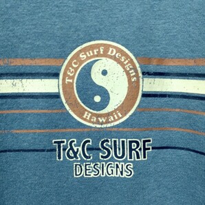 特価/未使用【サイズ=4L(3XL)】T&C surf Designs/ティーアンドシーサーフ/メンズ/裏起毛/スウェット/トレーナー/胸囲=120～128cm/blue.grayの画像2