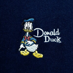 特価/未使用【サイズ=LL(XL)】Disney/Donald Duck/ディズニー/ドナルドダック/メンズ/長袖/マイクロフリース/Tシャツ/胸囲=104～112cm/navyの画像2