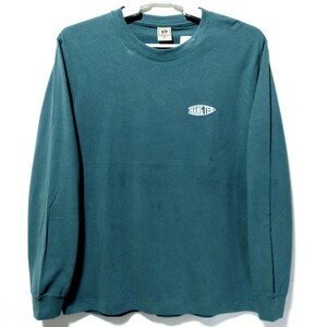 特価/未使用【サイズ=M】Hangten/ハンテン/メンズ/長袖/Tシャツ/胸囲=88～96cm/blue.gray