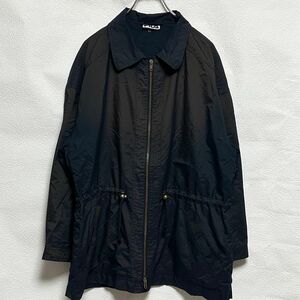 古着 FILA フィラ スプリングコート レディース 紺 ネイビー Used