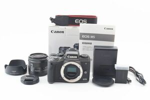 #m203★実用品★ キヤノン Canon EOS M5 15-45mm レンズセット