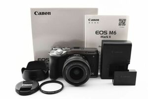 #m373* beautiful goods * Canon Canon EOS M6 MarkⅡ 15-45mm