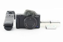 #o70★美品★ SONY ソニー VLOGCAM ZV-1G シューティンググリップキット_画像1