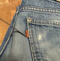 雰囲気◎ 70s vintage Levi's 505 デニムパンツ 8刻印 42タロン ヴィンテージ オリジナル 古着 W33 L32_画像7