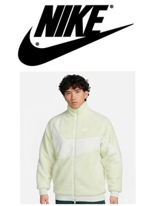 ‡新品未使用Mサイズ NIKE BIG SWOOSHBOA JACKET ナイキ ボアジャケットフリース BQ6546-020