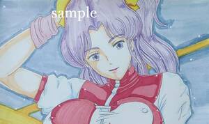 Art hand Auction Illustrations can be included in the package! Aim for the Top! Kazumi Amano / Doujinshi Hand-drawn Illustration Fan Art Gunbuster, Comics, Anime Goods, Hand-drawn illustration