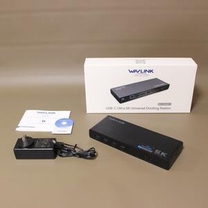 WAVLINK｜WL-UG69DK1｜USB-C Ultra 5K｜HDMI｜DP｜ドッキングステーション｜USB3.0｜windows 7/8/8.1/10サポート｜ウェブリンク｜220163