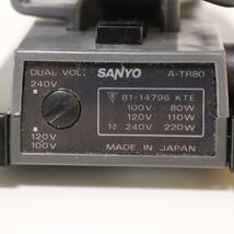 SANYO｜A-TR80｜電圧切換式｜ミニアイロン｜海外旅行用｜キャンプ｜サンヨー｜220168_画像8