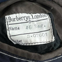 【Vintage】Burberrys バルマカーンコート IRISH TWEED バーバリー ステンカラーコート ツイード MADE IN ENGLAND_画像6