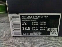 新品未使用品　NIKE AIR FORCE 1 30cm ブラック　ハイカット ナイキ　エアフォースワン　ダンク　DUNK　29cm 29.5cm 30.5cm エア AIR MAX_画像8