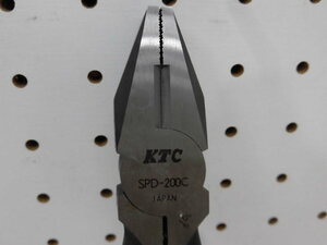 新品・展示品★ KTC ペンチ (コーティンググリップ) 200mm SPD-200C japan★京都機械工具★★即決の場合送料無料★　管理番号214-73