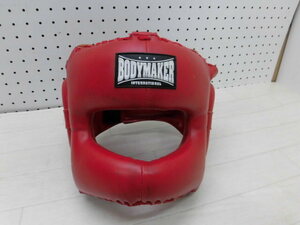  body Manufacturers *BODYMAKER* head guard inner *INTERNTIONAL* red * control number 222-104