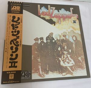 LP レコード Led Zeppelin レッド・ツェッペリン ２ II 帯/ ポスター 付【中古良品】