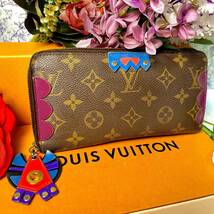 LOUIS VUITTON モノグラム ルイヴィトン 長財布 ラウンドファスナー トーテム_画像1